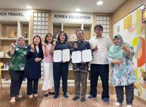 Penandatanganan MOU Program Studi Bahasa Korea UNAS Dengan Seoul National University